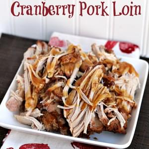 Crock Pot Cranberry Pork Loin
