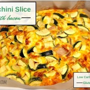 Zucchini Slice - with bacon