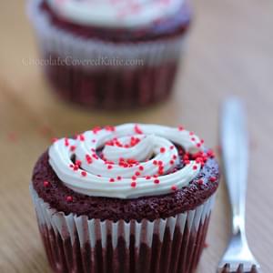 Healthy Red Velvet Cupcakes