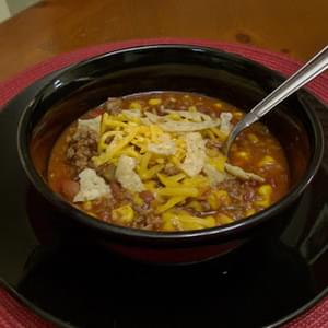 Slow Cooker Can Can Taco Soup