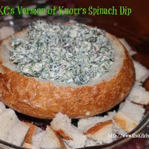 KC’s Version of Knorr’s Spinach Dip