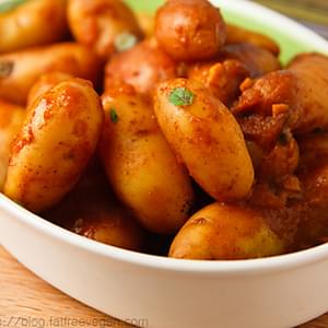 Fingerling Potatoes Braised with Smoked Paprika