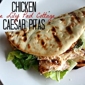 Chicken Caesar Pitas