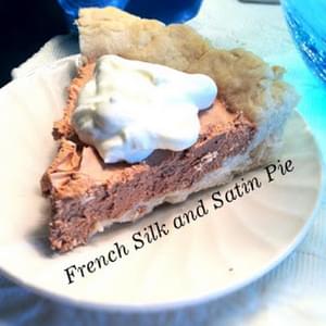 French Silk and Satin Chocolate Pie