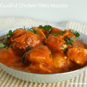 Easy CrockPot Chicken Tikka Masala