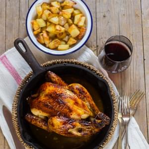 Roast Chicken With Vin Santo