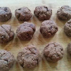 Double Chocolate Chip Cookies (vegan)
