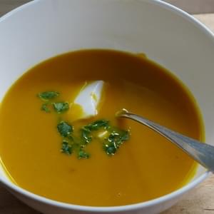 Thai Yellow Curry Sweet Potato And Carrot Soup