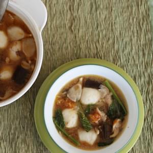 Vegan Mushroom And Vegetables Miso Soup
