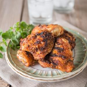Aromatic Grilled Chicken Thighs