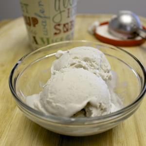 Homemade Vanilla Coconut Ice Cream