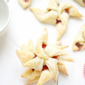 Cherry Jam Cream Cheese Pastries (Pinwheel Cookies)