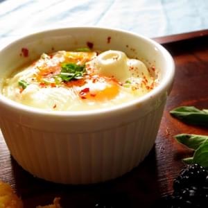 Pakistani Style Spicy Baked Eggs