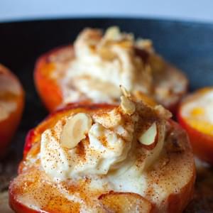 Baked Peaches and Cream