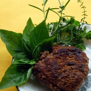 Turkey Burger with Fresh Herbs and a Kick