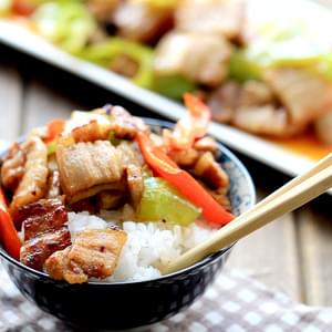 Easy Pork Stir fry with Peppers