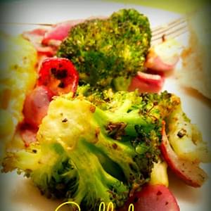 Marinated & Grilled Broccoli – Excellent Side Dish