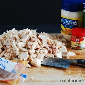 Peach Chutney Chicken Salad – 15 Minute Meal