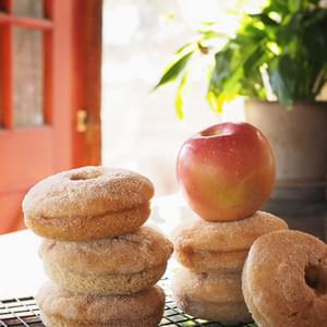 Baked Cinnamon-Applesauce Donuts