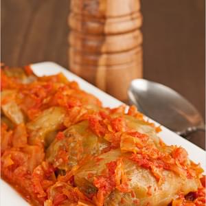 Hungarian-Style Stuffed Cabbage Rolls