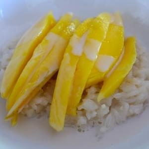Coconut Sticky Rice With Mango