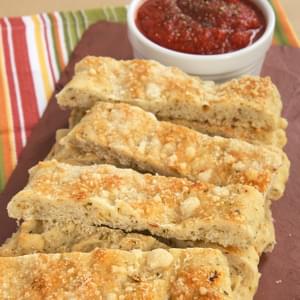 Italian Herb and Cheese Breadsticks