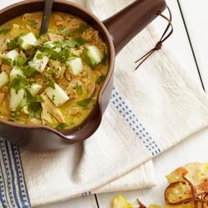 Chicken Mulligatawny Soup with Apples