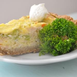 Protein Packed Chicken and Broccoli Quiche