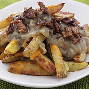 Vegetarian Poutine with Bacon