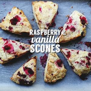 Raspberry & Vanilla Scones