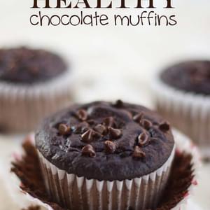 Healthy Chocolate Muffins (95 Calories)