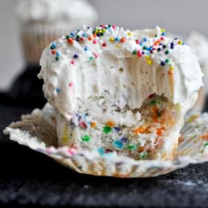 Homemade Funfetti Cupcakes