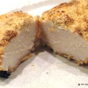 Oven Roasted Parmesan Crusted Skinless Chicken Breast