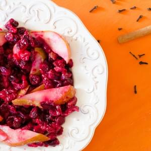 Roasted Cranberry Pear Sauce