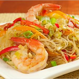 Singapore-Style Noodles with Shrimp