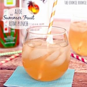 Aloe and Summer Fruit Rum Punch
