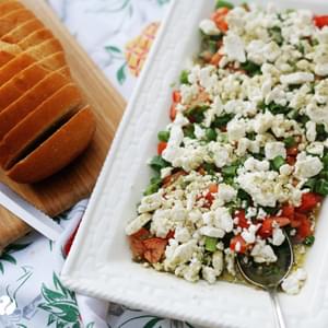 Easy Peasy Greek Dip Appetizer – 5 minutes or less!