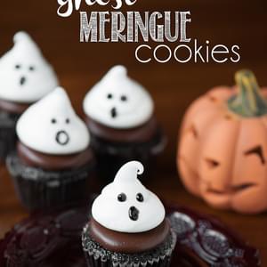 Ghost Meringue Cookies