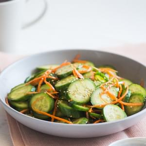 Asian Cucumber and Carrot Salad