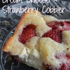 Cream Cheese & Strawberry Cobbler