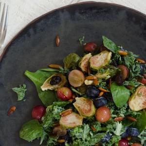 Kale Brussels Sprouts Salad