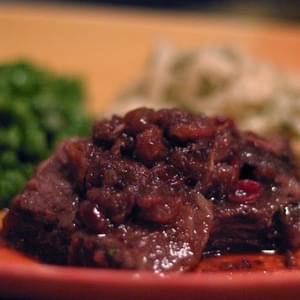 Cranberry Sauce & Cranberry Beef Roast Recipe for the Slow Cooker