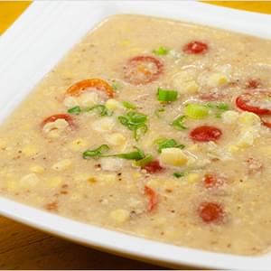 Sweet Corn, Bacon and Tomato Chowder
