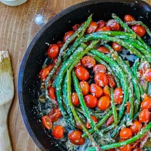 Sauteed Asparagus and Cherry Tomatoes