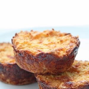 Jalapeno and Cheddar Cauliflower Muffins (Low carb and gluten free)