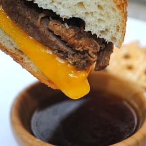 Slow Cooker French Dip Sammies