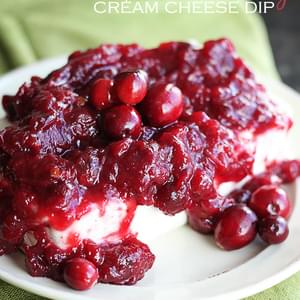 Chipotle Cranberry Cream Cheese Dip