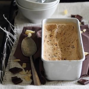 Dark Chocolate Gingerbread Ice Cream