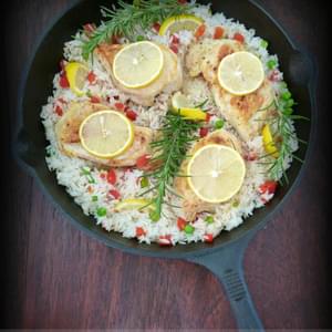 Italian Style – 1 Skillet Rosemary & Lemon Chicken