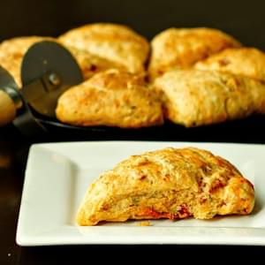 Sundried Tomato, Chives and Goat Cheese Scones